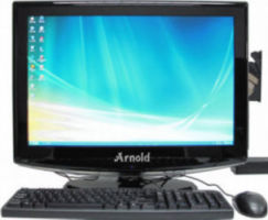 22" All-in-one LCD+PC Computer