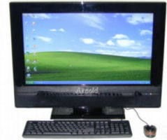 26" All-in-one LCD+PC Computer