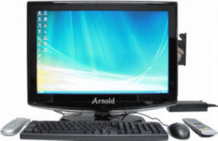 22" All-in-one LCD+PC+TV Computer